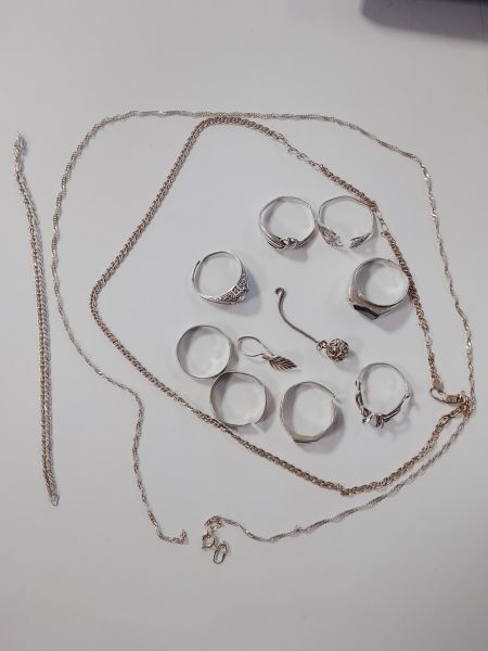 Купить Лом или горсть серебро 925 21,40g, вес изделия 22.05g в Улан-Удэ за 1500 руб.