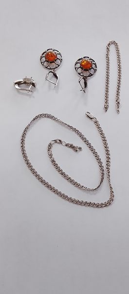 Купить Лом или горсть серебро 925 10,15g, вес изделия 13.17g в Улан-Удэ за 950 руб.