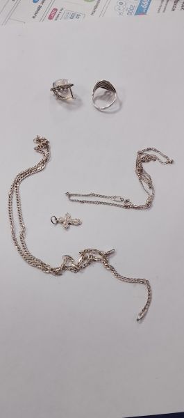 Купить Лом или горсть серебро 925 10,82g, вес изделия 12.5g в Улан-Удэ за 950 руб.