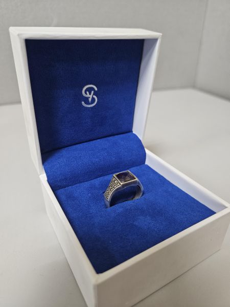 Купить Кольцо серебро 925 5,51g, вес изделия 6.41g, размер 19.5 в Иркутск за 700 руб.