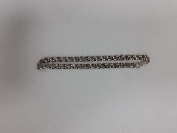 Купить Браслет серебро 925 8,18g, вес изделия 8.28g, длина 22 см в Зима за 900 руб.