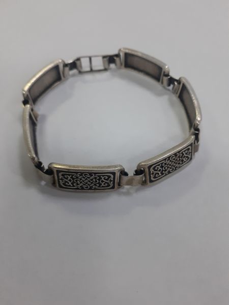 Купить Браслет серебро 925 16,13g, вес изделия 16.13g, длина 20 см в Зима за 2600 руб.