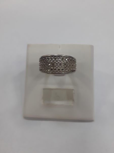 Купить Кольцо серебро 925 3,37g, вес изделия 3.37g, размер 19 в Зима за 850 руб.