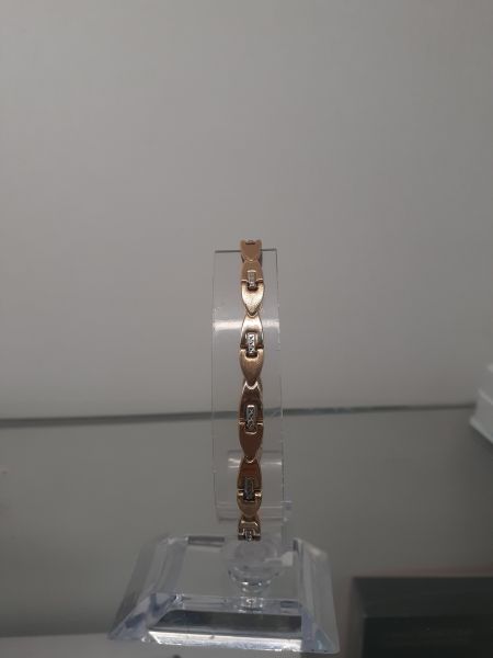золотые браслеты Браслет золото 585 5,18g, вес изделия 5.28g, длина 18 см в Иркутск