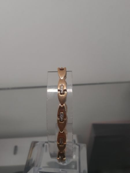 золотые браслеты Браслет золото 585 5,18g, вес изделия 5.28g, длина 18 см в Иркутск