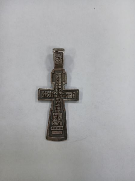 серебряный крест Крест серебро 925 7,93g, вес изделия 7.93g в Зима