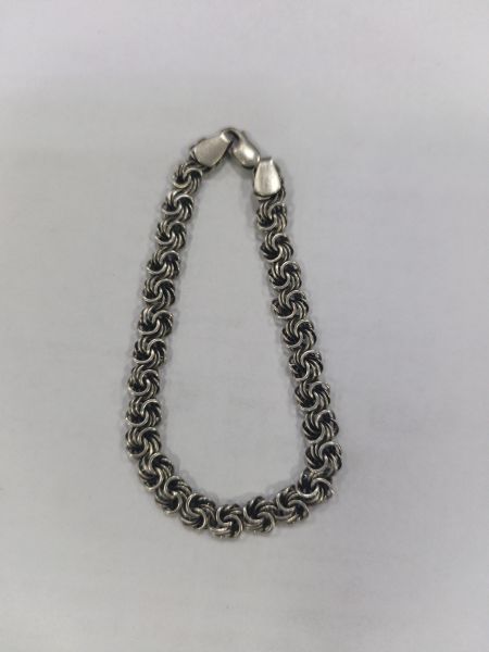 серебряный браслет Браслет серебро 925 11,25g, вес изделия 11.25g, длина 21 см в Зима