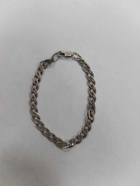 серебряный браслет Браслет серебро 925 7,11g, вес изделия 7.21g, длина 18 см в Зима