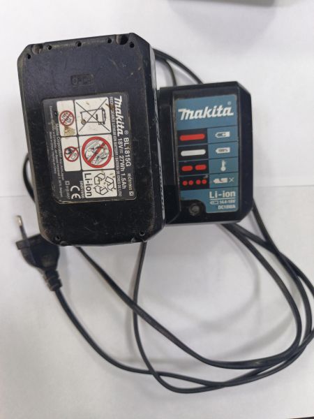 шуруповёрт аккумуляторный Makita DF457D/WE с СЗУ в Зима