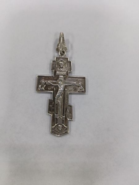 серебряный крест Крест серебро 925 14,50g, вес изделия 14.5g в Зима