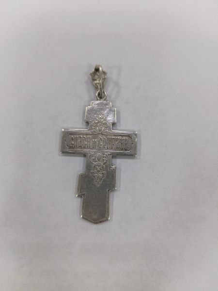 серебряный крест Крест серебро 925 14,50g, вес изделия 14.5g в Зима