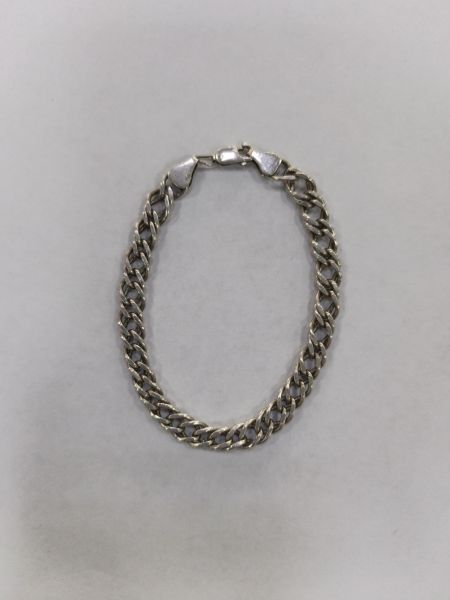 серебряный браслет Браслет серебро 925 11,40g, вес изделия 11.4g, длина 19 см в Зима