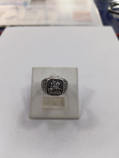серебряное кольцо Кольцо серебро 925 6,70g, вес изделия 6.7g, размер 22 в Зима