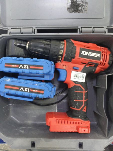 шуруповёрт аккумуляторный JONSER JAD-12PRO с СЗУ в Зима