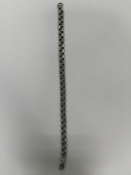 серебряный браслет Браслет серебро 925 12,26g, вес изделия 12.36g, длина 18 см в Зима