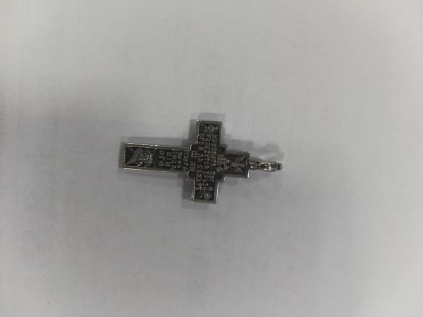серебряный крест Крест серебро 925 6,80g, вес изделия 6.8g в Зима