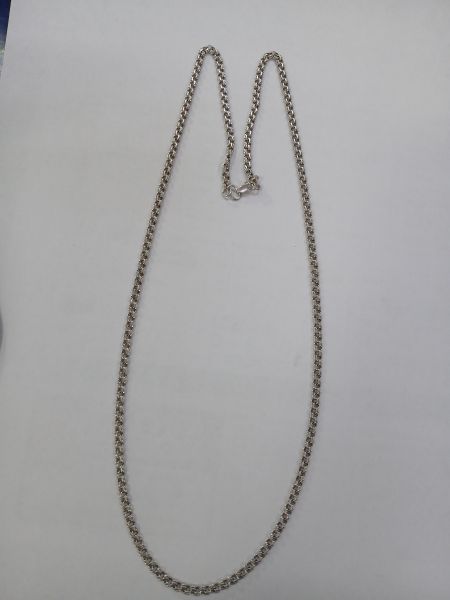 серебряная цепь Цепь серебро 925 9,63g, вес изделия 9.73g, длина 60 см в Зима