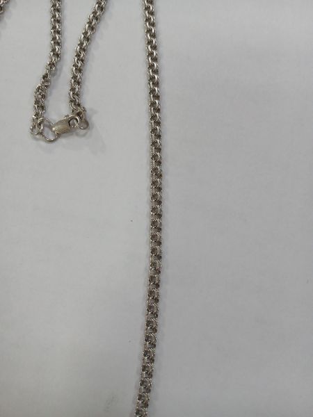 серебряная цепь Цепь серебро 925 9,63g, вес изделия 9.73g, длина 60 см в Зима