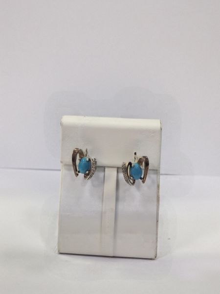 серебряные серьги Серьги серебро 925 3,08g, вес изделия 4.52g в Иркутск