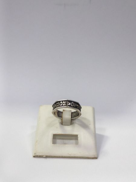 серебряное кольцо Кольцо серебро 925 5,04g, вес изделия 5.04g, размер 20, 00 нет камней в Зима