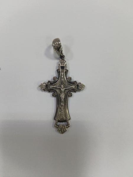 серебряный крест Крест серебро 925 10,29g, вес изделия 10.29g в Зима