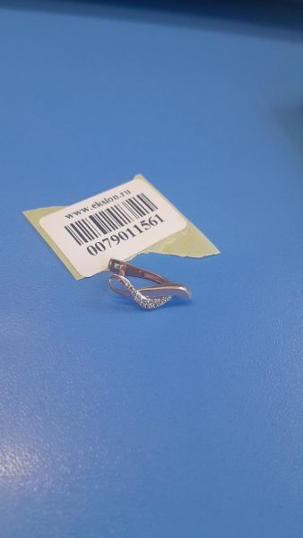 Купить Серьга одна золото 585 0,69g, вес изделия 0.83g в Иркутск за 3600 руб.