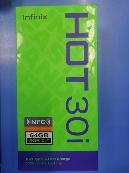 Купить Infinix Hot 30i 4/64GB (X669D) Duos в Иркутск за 4100 руб.