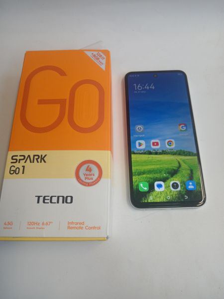 Купить TECNO Spark Go 1 4/128GB (KL4) Duos в Новосибирск за 5450 руб.