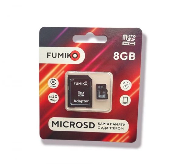 Купить microSD 08GB в ассорт.(новая) в Иркутск за 499 руб.