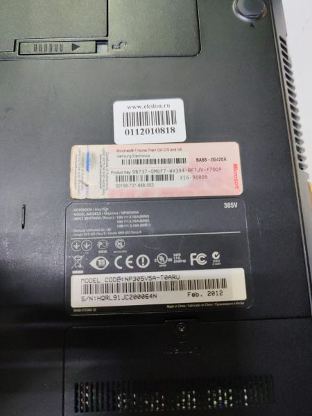 Купить Samsung NP305V5A-T0ARU (HDD 1TB) в Новосибирск за 11999 руб.