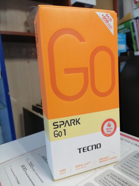 Купить TECNO Spark Go 1 3/64GB (KL4) Duos в Новосибирск за 4850 руб.
