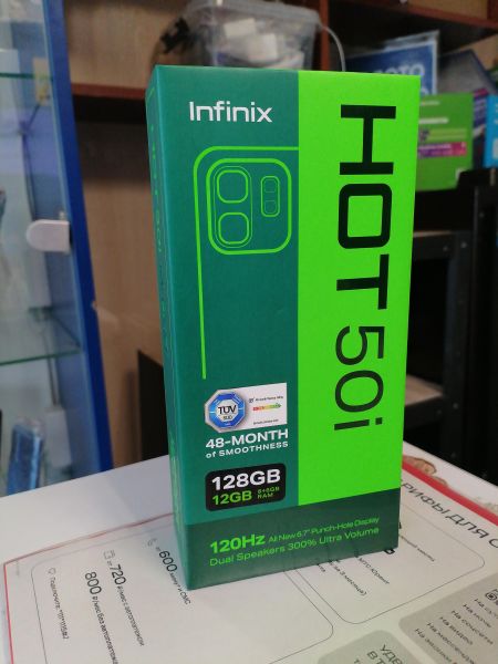 Купить Infinix Hot 50i 6/128GB (X6531B) Duos в Новосибирск за 7100 руб.