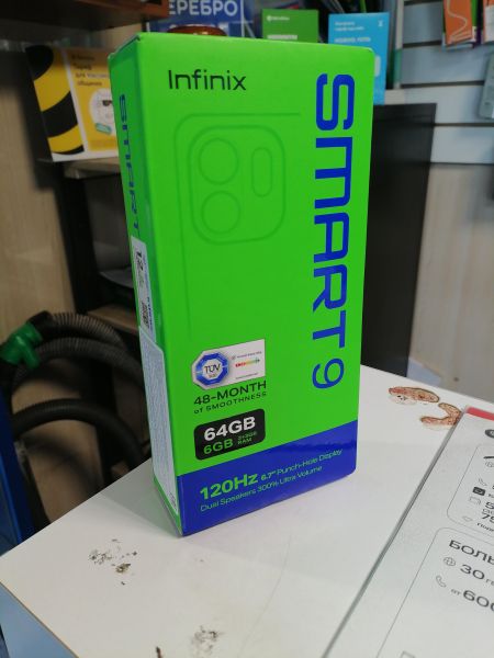 Купить Infinix Smart 9 3/64GB (X6532) Duos в Новосибирск за 5500 руб.