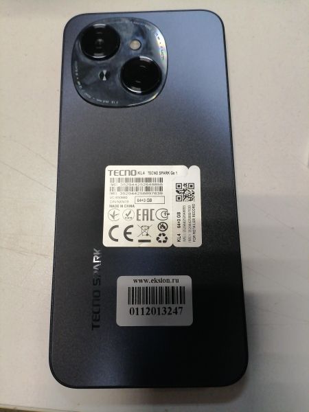 Купить TECNO Spark Go 1 3/64GB (KL4) Duos в Новосибирск за 4200 руб.