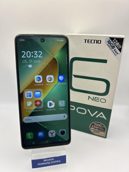 Купить TECNO Pova 6 Neo 8/128GB (LI6) Duos в Новосибирск за 6300 руб.