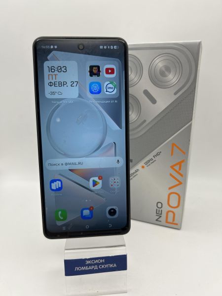 Купить TECNO Pova 7 5G 8/128GB (LJ7) Duos в Новосибирск за 11000 руб.
