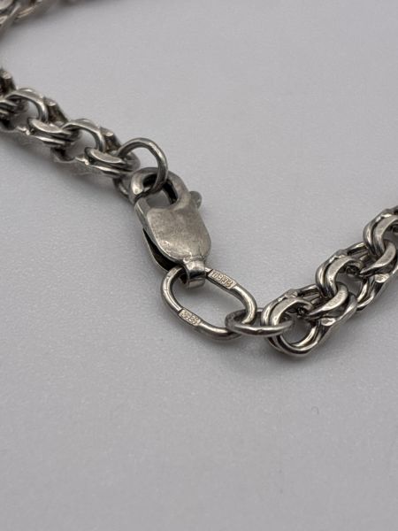серебряный браслет Браслет серебро 925 5,00g, вес изделия 5.1g, длина 18 см в Иркутск