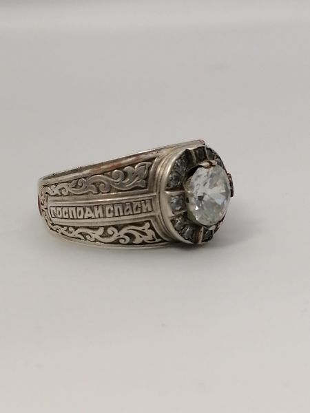 серебряное кольцо Кольцо серебро 925 7,26g, вес изделия 9.48g, размер 22 в Новосибирск