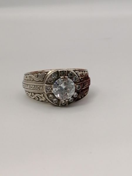 серебряное кольцо Кольцо серебро 925 7,26g, вес изделия 9.48g, размер 22 в Новосибирск