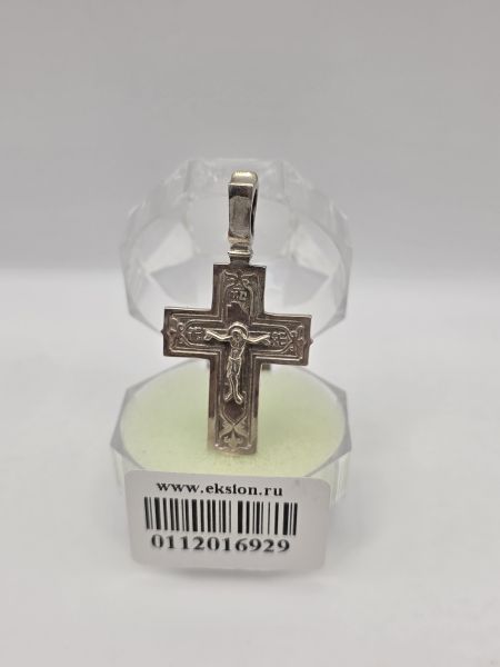 серебряный крест Крест серебро 925 5,49g, вес изделия 5.49g в Новосибирск