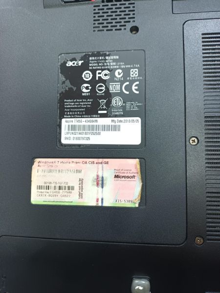 Купить Acer Aspire 7745G-434G64Mi (HD 5000 Series/SSD 512GB) в Иркутск за 13599 руб.