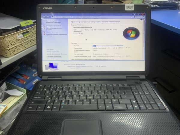 Купить ASUS K50C (Celeron 220С/2GB RAM/HDD 250GB) в Иркутск за 3999 руб.