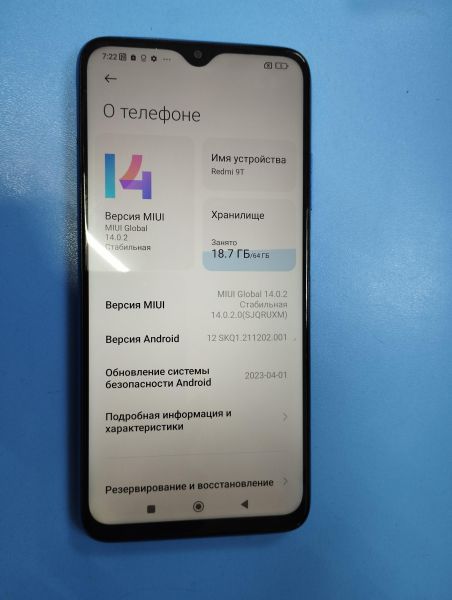 Купить Xiaomi Redmi 9T NFC 4/64GB (M2010J19SY) Duos в Иркутск за 4999 руб.