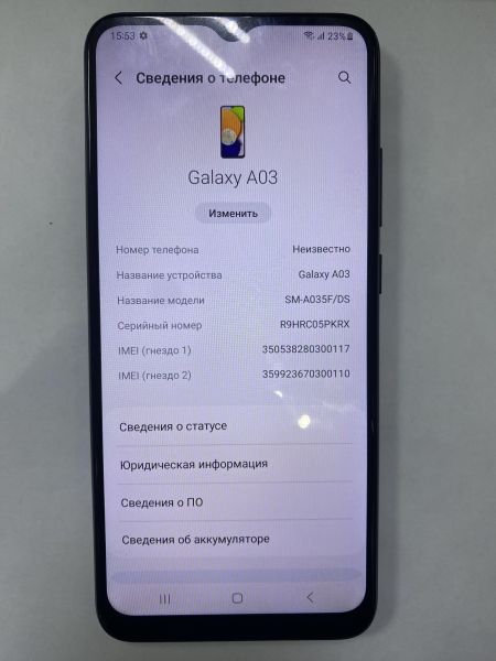 Купить Samsung Galaxy A03 4/64GB (A035F) Duos в Иркутск за 4749 руб.