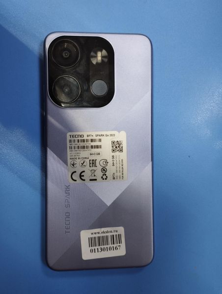 Купить TECNO Spark Go 2023 3/64GB (BF7n) Duos в Иркутск за 3299 руб.