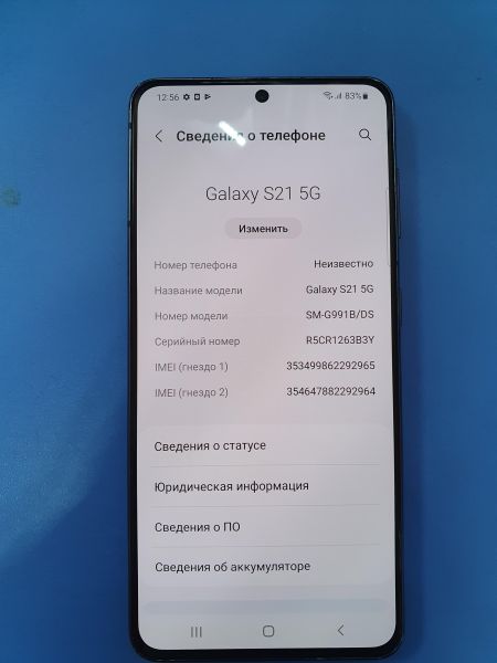Купить Samsung Galaxy S21 5G 8/256GB (G991B) Duos в Иркутск за 14600 руб.