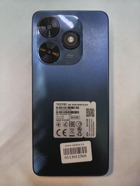 Купить TECNO Spark Go 2024 4/64GB (BG6) Duos в Иркутск за 3700 руб.