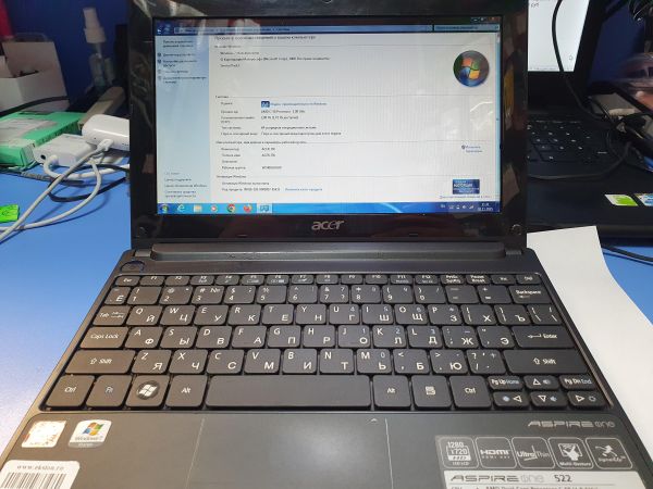 Купить Acer Aspire One 522-C5Dkk (SSD 120GB) в Иркутск за 4000 руб.