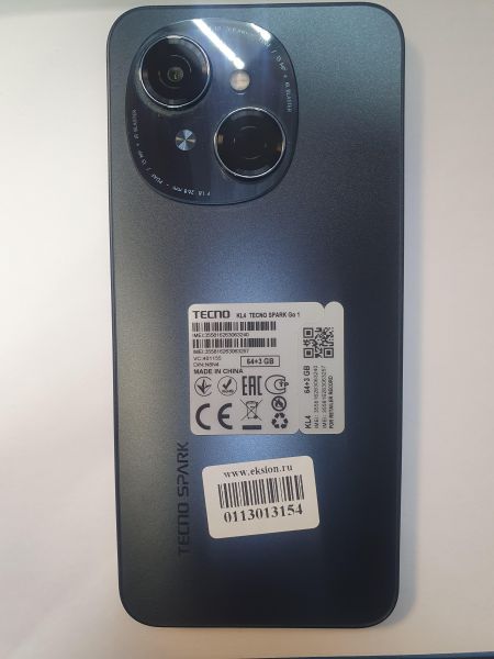 Купить TECNO Spark Go 1 3/64GB (KL4) Duos в Иркутск за 3900 руб.