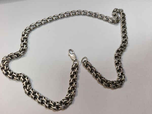 серебряная цепь Цепь серебро 925 46,73g, вес изделия 46.75g, длина 56 см в Иркутск